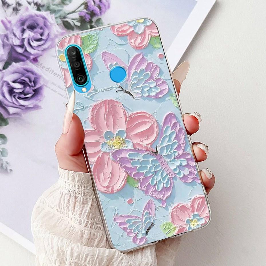 Cute Cartoon Case For Huawei P30 Lite P30 Pro Soft Silicone TPU Back Cover For Huawei P30lite P 30 P30Pro Phone Cases