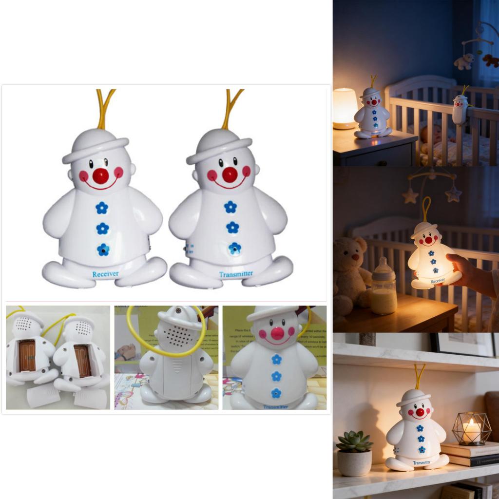 Schneemann Baby Weinalarm Drahtloser Monitor Mit Geräuscherkennung Für Den Heimgebrauch