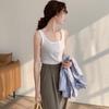 Pure Cotton Button Suspender Vest for Women In Summer Wear New Slim Fit and Slim Inner Top