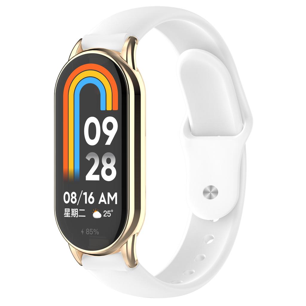 12mm Silicone Strap For Xiaomi Band 9 8 NFC Smart Watch Bracelet Strap For Huawei Band 10 9 8 NFC Case Cover Strap  Accessories