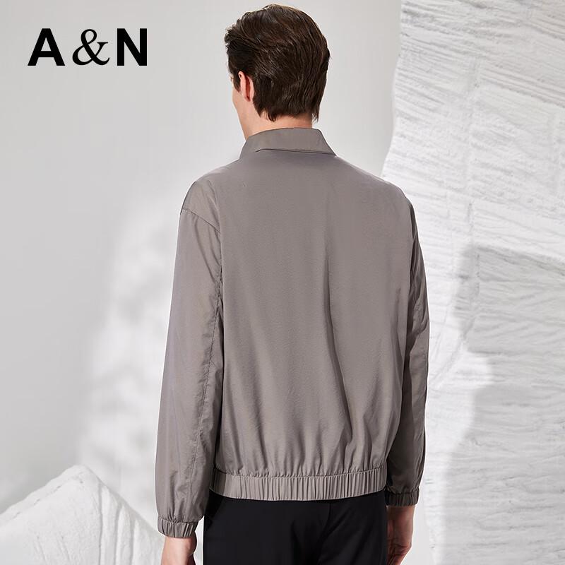 Men's Business Casual Ribbed Hem Lapel Jacket