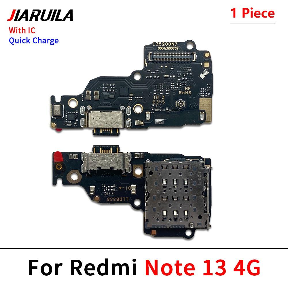 NEW USB fast Charging Port Dock Charger Plug Connector Board Flex Cable For Xiaomi Redmi Note 11 Pro Plus 1G 1G With Microphone
