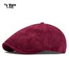 Unisex British Retro Flat Cap: Autumn/Winter Korean Style Slimming Painter Newsboy & Backwards Beret