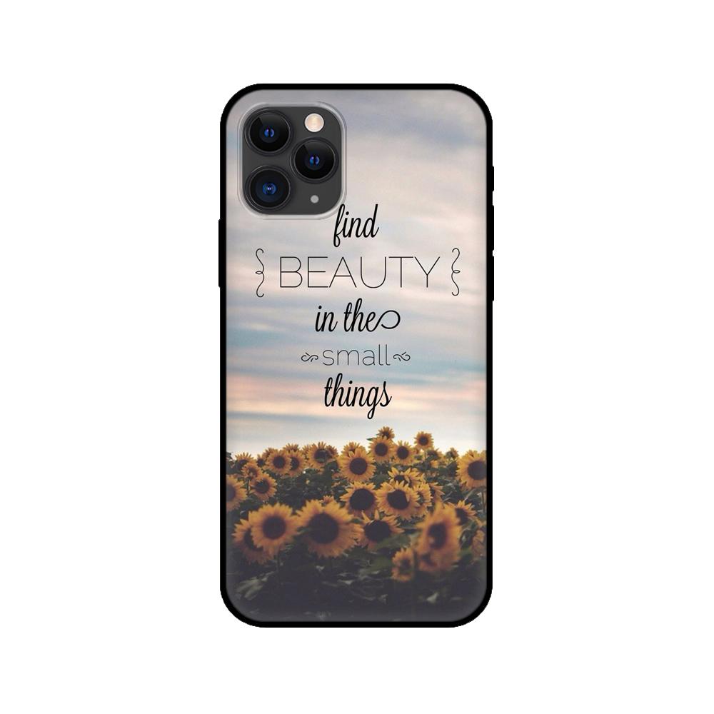 Black tpu case for iphone 5 5s se 2020 6 6s 7 8 plus x 10 XR XS 11 12 13 mini pro MAX back cover inspirational  Motivational