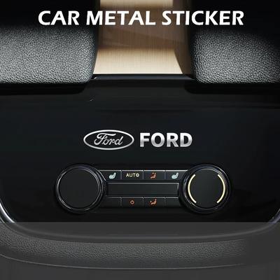 3D Metal Emblem Sticker Car Interior Decoration Decals Accessories For Ford Fiesta EcoSport ESCORT Focus 1 Focus 3 Focus 2