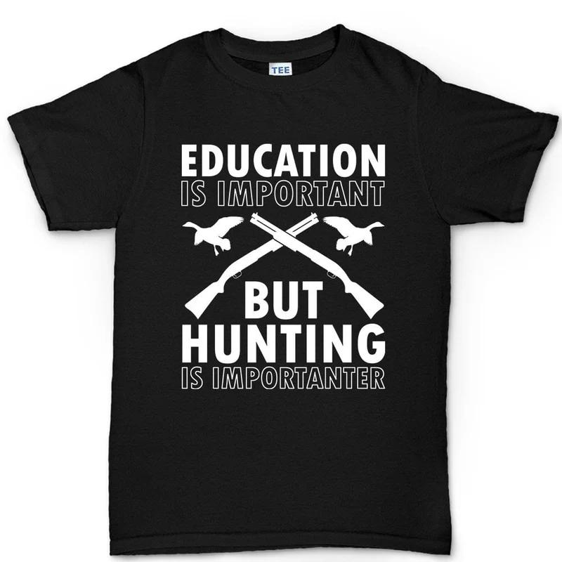 Duck hunting Unisexs cotton tshirt cool casual sporty style black shirt M