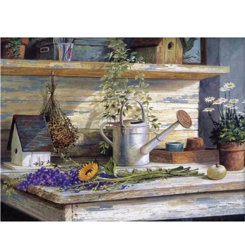 Full 5D Diy Diamond Painting House Scenery Diamond Embroidery Kits Full Lay Cross Stitch Home Decor Handmade Gift
