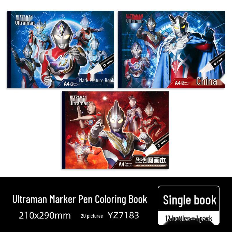 Ultraman Hero Series: A4 Children s Drawing Book with 120g Thick Marker Paper A4