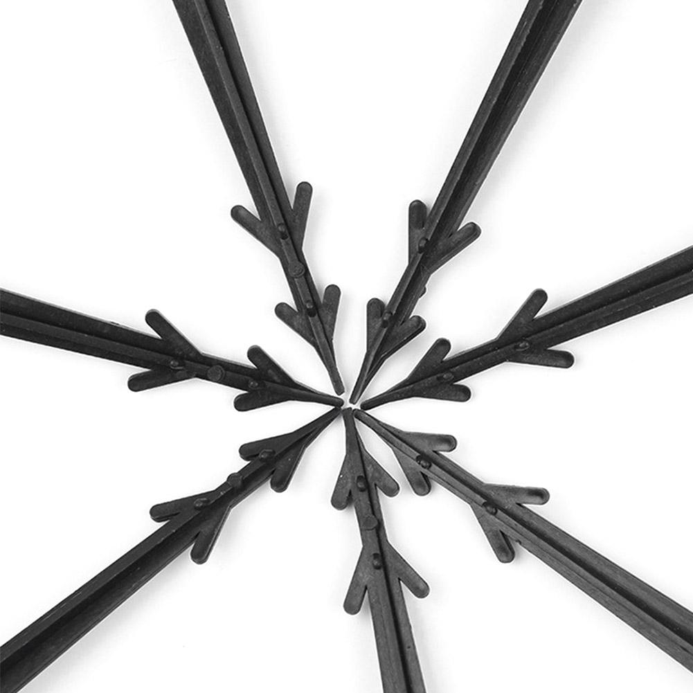 50pcs/set Ground Nail Film Fixed Garden Pegs Greenhouse Film Weed Prevention Ground Cloth Sunshade Fly Net Plastic Fixed Pegs