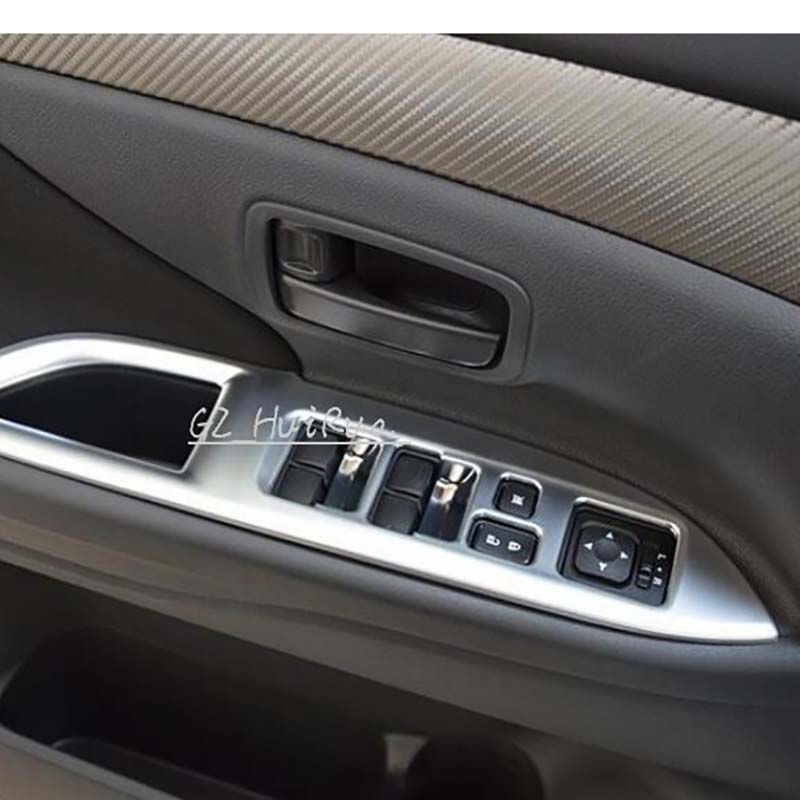 ABS Matt Getriebe + Türinnenverkleidung Armlehne Dekoration Rahmenabdeckung für MITSUBISHI Outlander 2013 2014 2015 2016 Auto-Styling