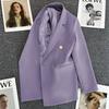 Women's Casual Solid Color Three-quarter Sleeve Pocket Shirt  Jacket