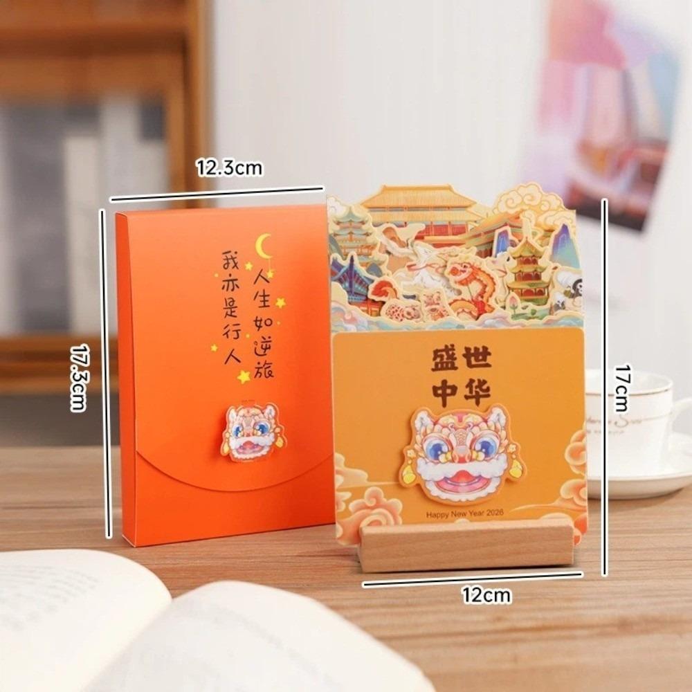 DIY Desk Calendar Wooden Base Monthly Planner New 2026 Desktop Calendar  New Year