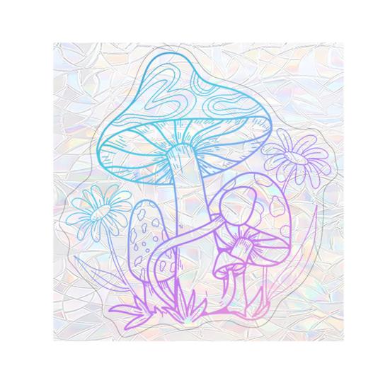 Yousheng Ocean Theme Rainbow Window Decals for Bird Strikes, Sea Animal Anti Collision Stickers, Decorative Static Prism Window Clings for Bathroom,