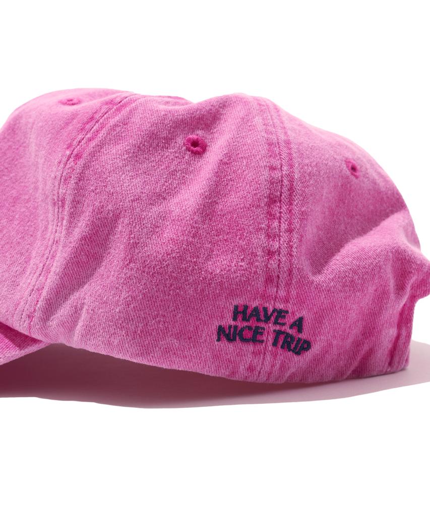 HELLO SUNRISE H Logo Cotton Ball Cap_Pink
