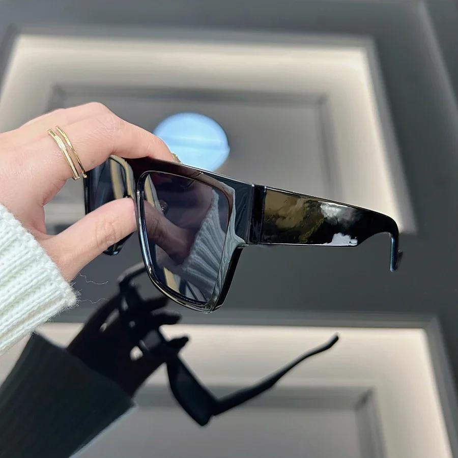 Square Fashion Sunglasses Women Men Brand Designer Vintage oversized Frame Sun Glasses Female Male Mirror Shades