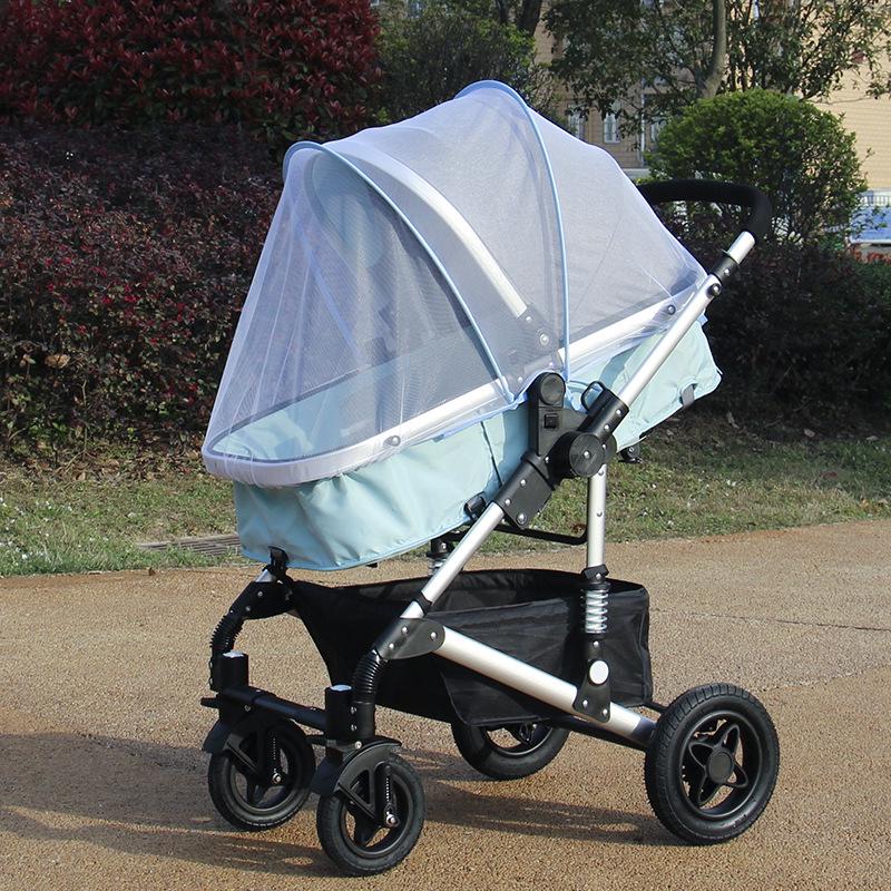 Baby Stroller Frame with Zipper & Embroidery Mosquito Net, Foldable & No Installation Needed.