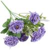 6 Head Silk Peony Flowers Artificial for Wedding Decoration Home Hotel Garden Party Use 30cm Height Arrangement