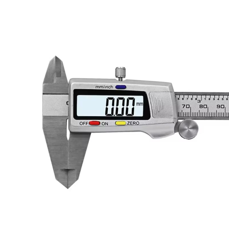 Stainless steel digital vernier caliper, electronic measuring instrument, measuring tool,150mm. Learning, industry, woodworking