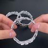 Irregular Elastic Women's Bangle Vintage Retro Hand Ring Geometry Square Bracelet  Jewelry Gifts