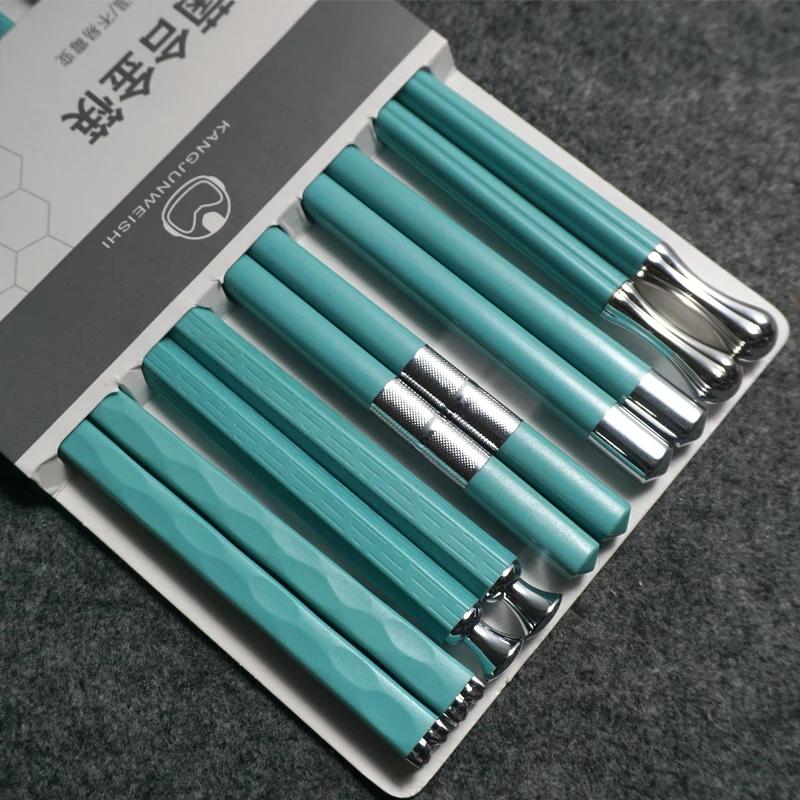 5/10Pairs High Quality Japanese Non-Slip Chopsticks Korean Home Hotel Restaurant Portable Healthy Food Stick For Sushi
