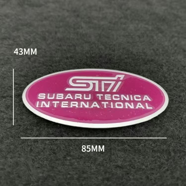 Car Aluminium Emblem Sticker Accessories For Subaru STI Forester Impreza Legacy Outback XV BRZ WRX Tribeca O111