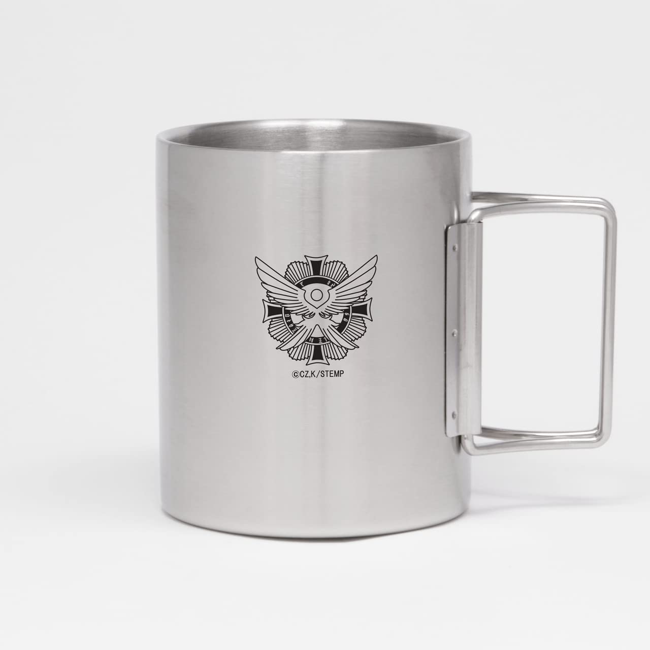 

The Saga of Tanya the Evil The Movie Silver Wing Assault Badge Folding Stainless Steel Mug