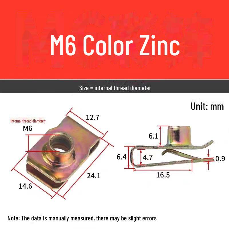 

Оцинкованная гайка натяжной шплинтовой пружины - резьбовая гайка Q312 для листовой пружины
