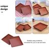 10 Pcs Square Plastic Plant Saucer Durable Planter Tray Flower Pot Drainage Tray Water Catcher Plate Plants Trays Garden Water