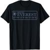 Mount Everest Gift Mt Everest Peak Location Map Coordinates T-Shirt