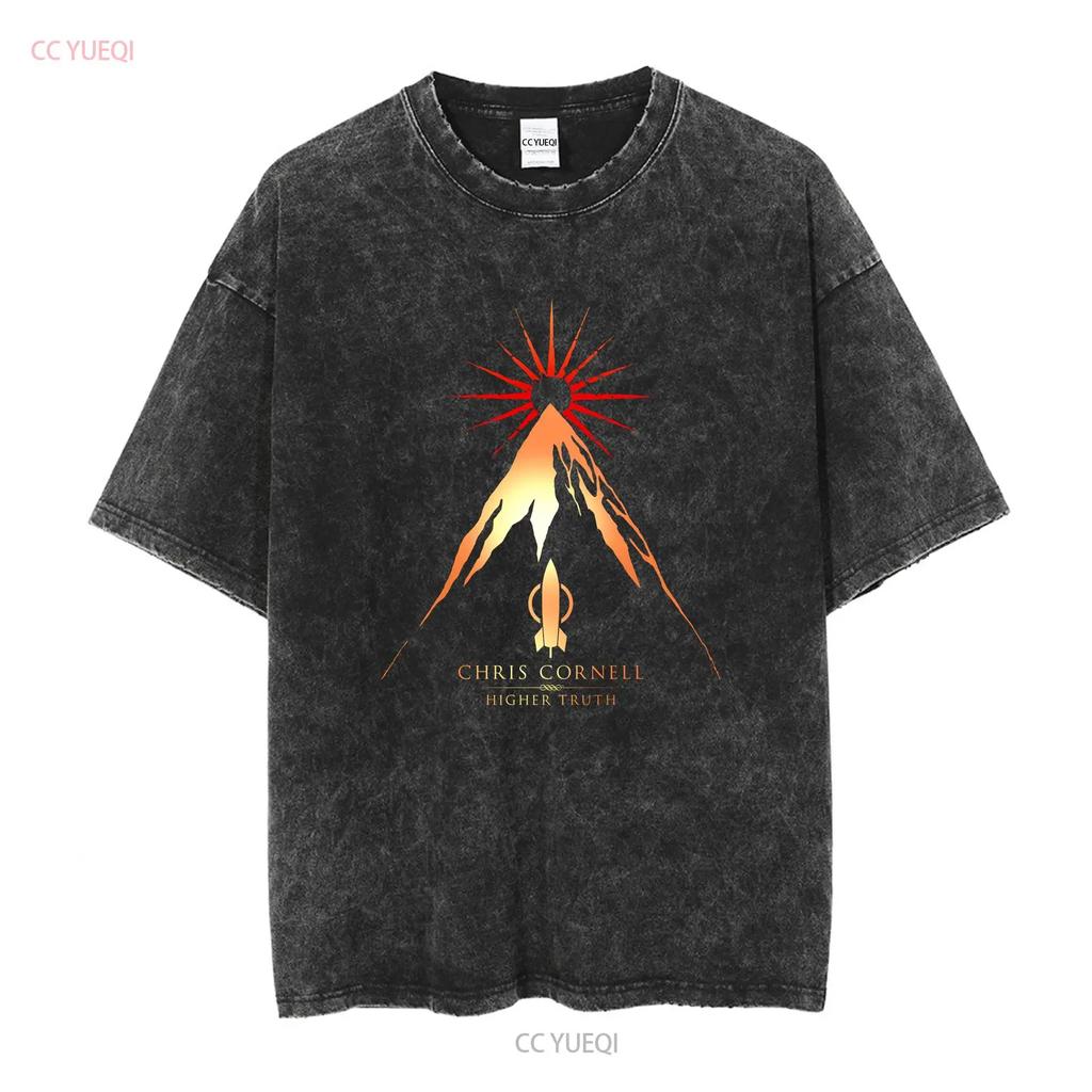 Higher Truth Chris Cornell T Shirt  Mens All Size S to 5XL vintage Washed Top For Everyday Wear designer clothes Stretched
