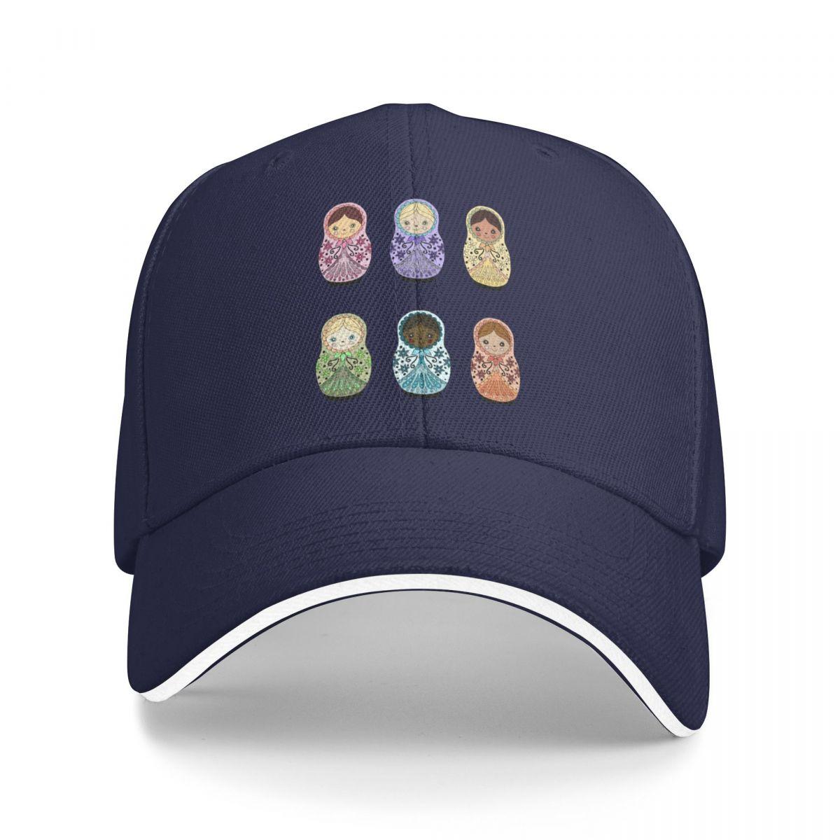 

Baseball Caps Funny Matryoshka Doll Gifts Customized Unisex Casual Spring Caps One Size