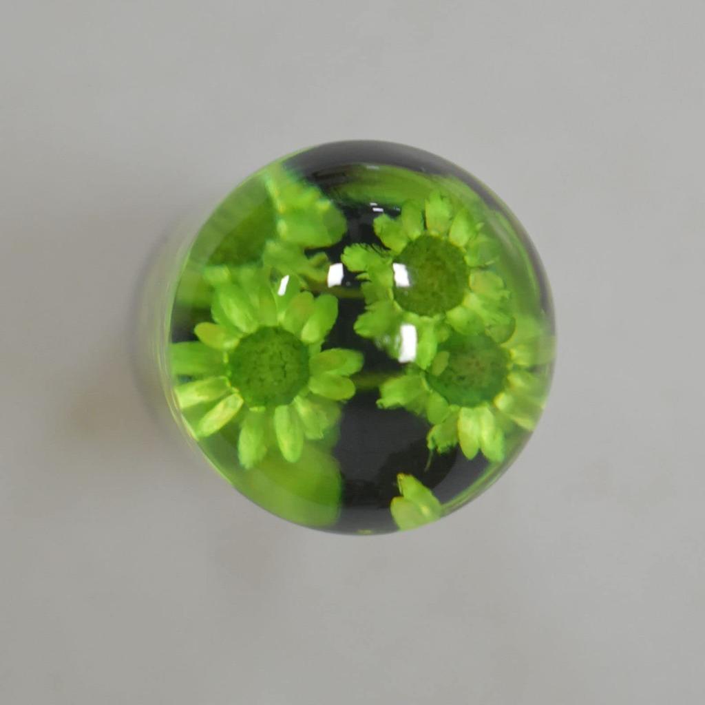 JINGLING Underwater Flower Shift Crystal Shift Universal Fit for AT and MT Compatible with Japanese Includes 3 1 Green Knob, Knob, Vehicles, Cars,