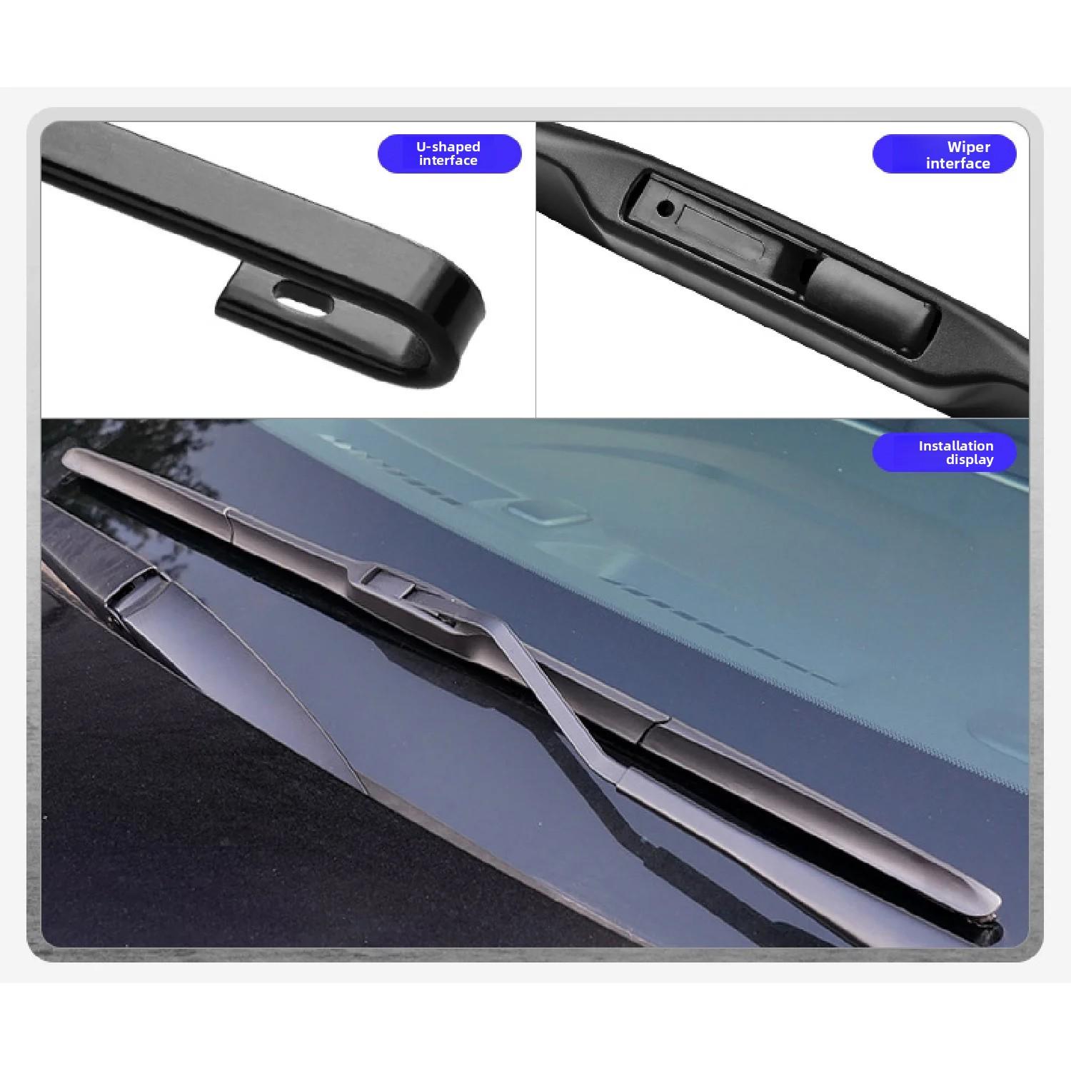 Original Wiper Blade Rubber Strip Replacement Compatible with Dodge Durable Car Windshield Wiper Refill for Clear Vision Suit(MasterSecondary