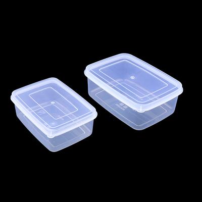 300/500 ml Przezroczysty Plastikowy Prostokątny Pojemnik Specjalny do Lodówki Hermetyczny Klasa Spożywcza Kuchenny Pojemnik do Przechowywania