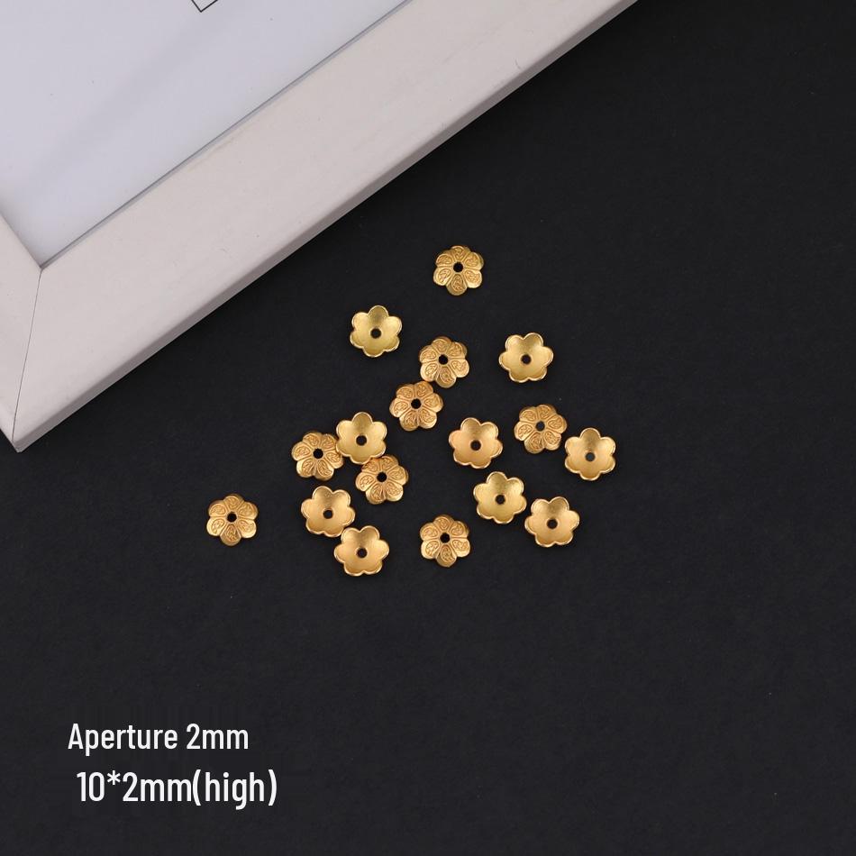 Golden Sand Flower Cup Spacer Beads for DIY Jewelry Necklace Bracelet