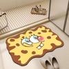 Cartoon Cartoon Bathroom Moisture-wicking Foot Mat Slip-resistant Diatom Mud Mat Dirt Resistant Carpet Bathroom Pad