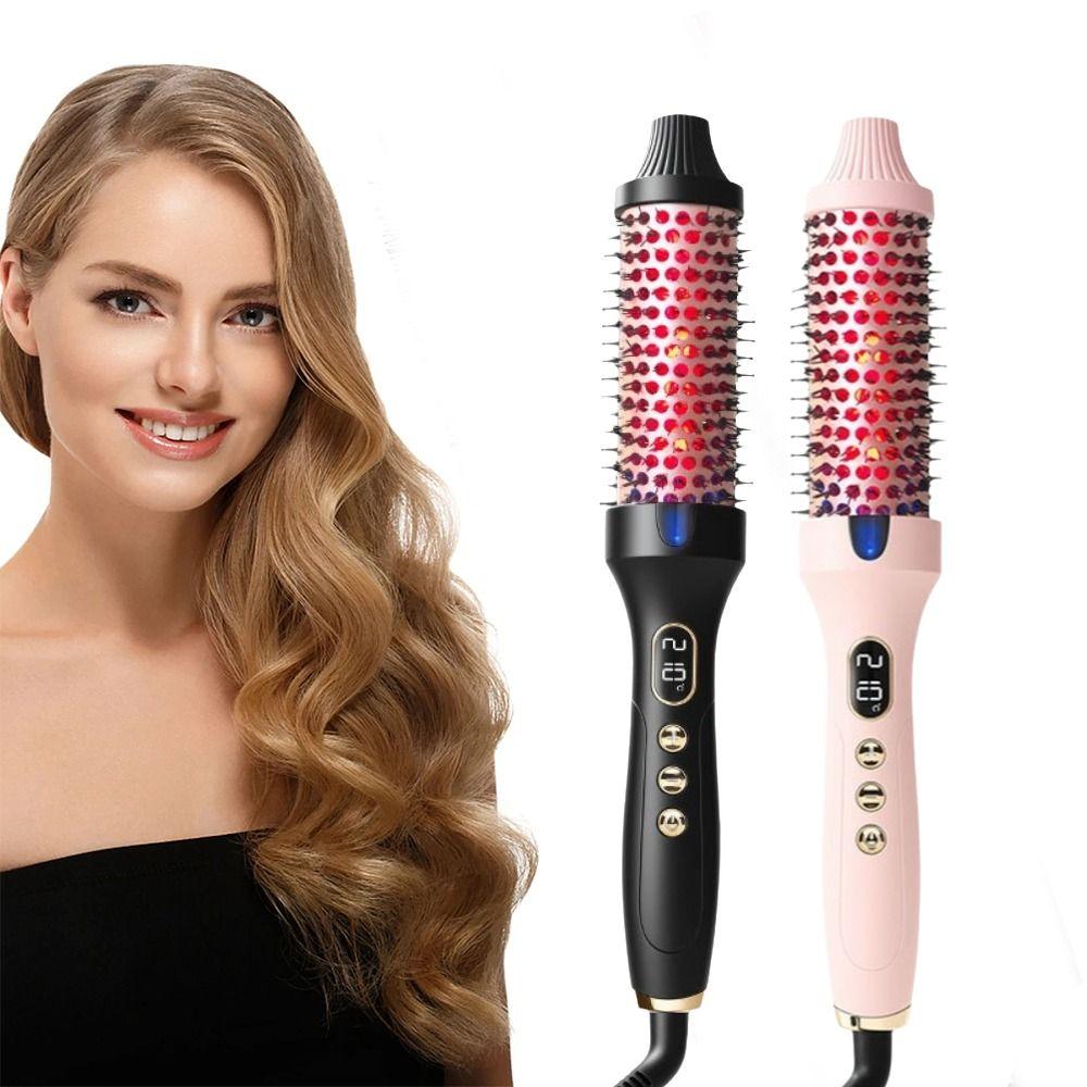Anti-Scald Hair Curler Straightener 2 In 1 Electric Curling Wand Hair Curling Iron Household Use