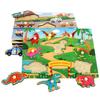Diy Wooden Stacking Puzzle For Kids With Colorful Scenes And Fine Motor Skill Development