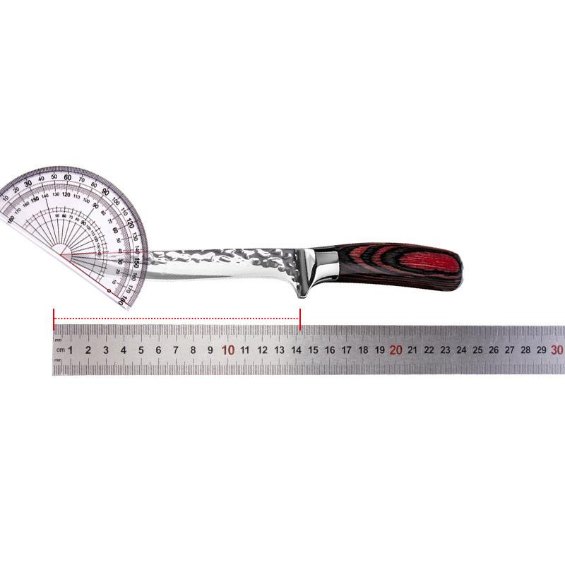 Forged Boning Knife Stainless Steel Chef Knife for Meat Bone Fish Fruit Kitchen Knife Cleaver Butcher Knife with Cover