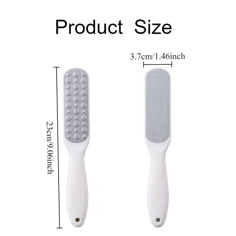 1/2PCS Stainless Steel Double-Sided Foot File Remove Calluses Exfoliation Dead Skin Feet Household Bathroom Foot Care Supplies