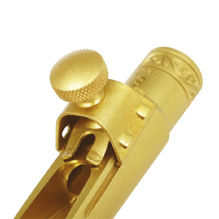 Brass Sax Mouthpieces 5C/6C/7C/8C/9C for Saxophone Professional & Beginner Metal Soprano Saxophone Mouthpiece with Caps
