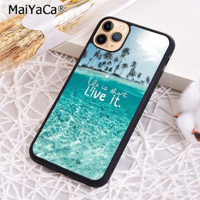 Beautiful Life Inspirational Quote Phone Case For iPhone 17 Air 16 Pro Max 15 14 Plus 12 13 Cover Coque