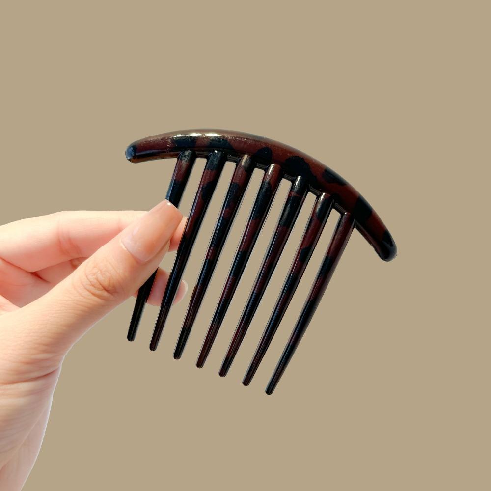 

Retro 7 Teeth Shattered Hair Comb Anti Slip Hair Wearing Insert Comb High Grade Hair Clips Lazy Hair Turning Tool