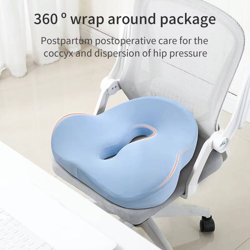 Chair Tailbone Sciatica Back Pain Relief Comfort Office Chair Car Seat Cushion Non-Slip Orthopedic Memory Foam Coccyx Cushion