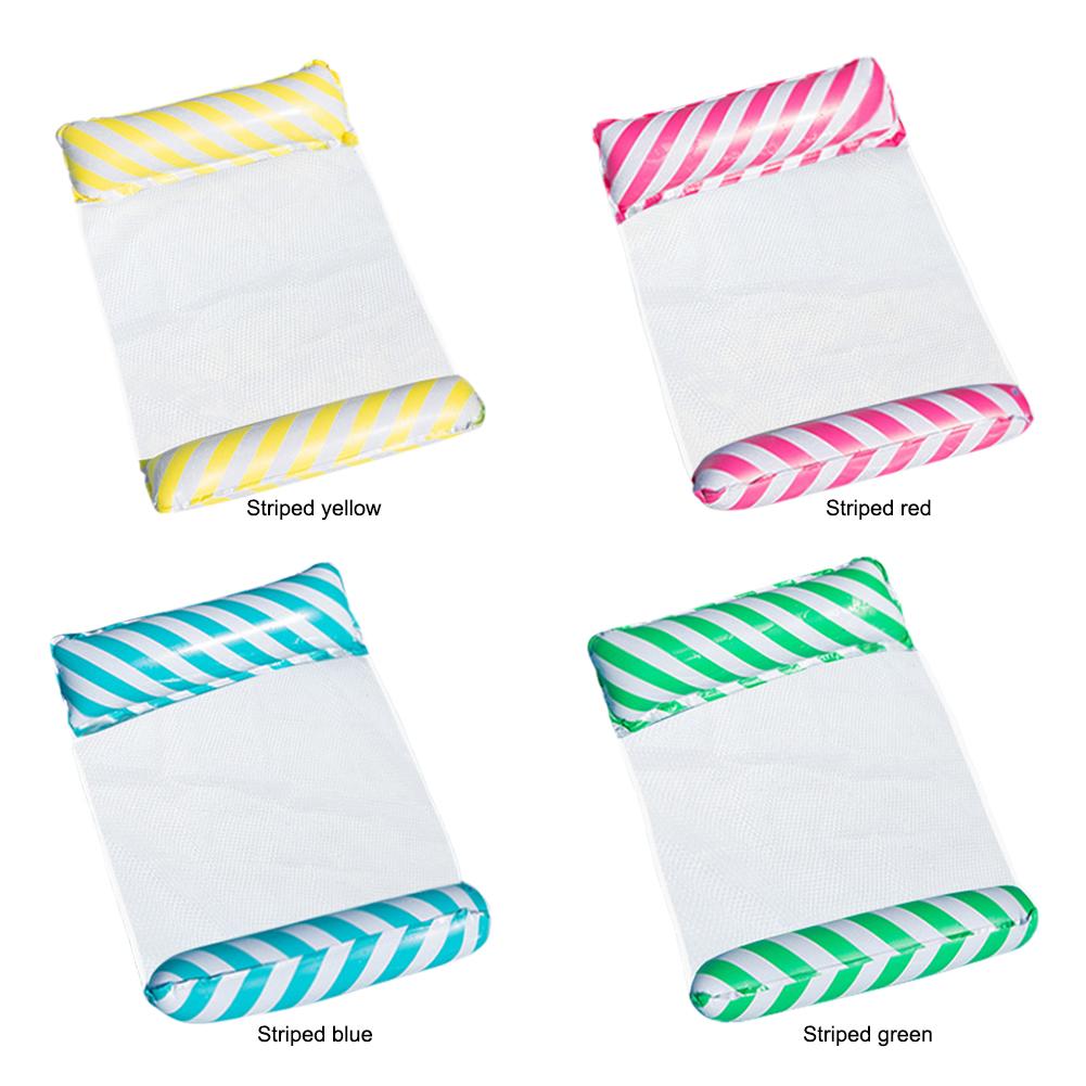 Inflatable Floating Row Swimming Beach Summer Water Sports Swim Pool Lounges Bed