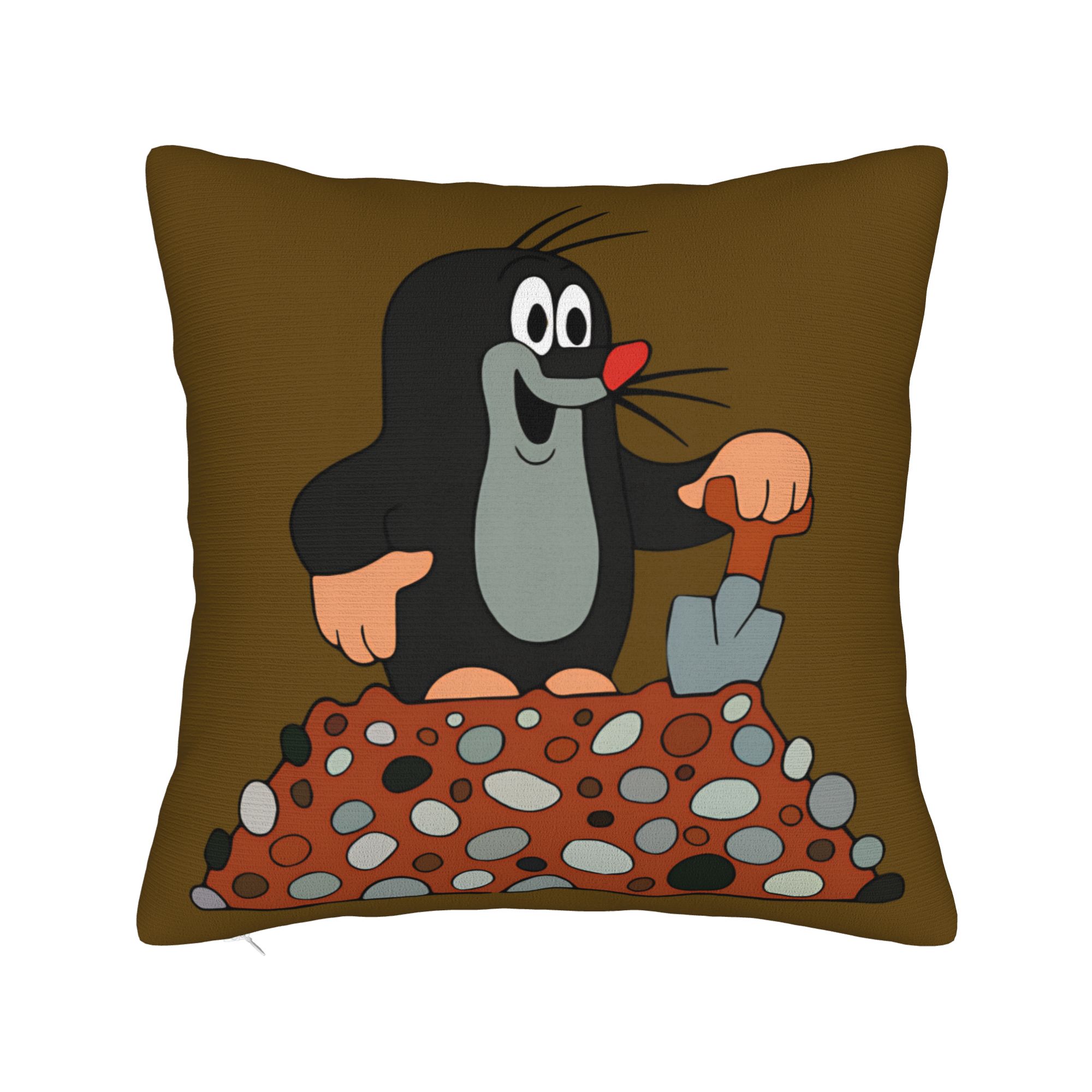 

Printing The Little Mole Krtek Carrot Pillowcase Polyester Cushion Cover Decoration Cartoon Throw Pillow Case Cover Chair Square 30cm x 30cm
