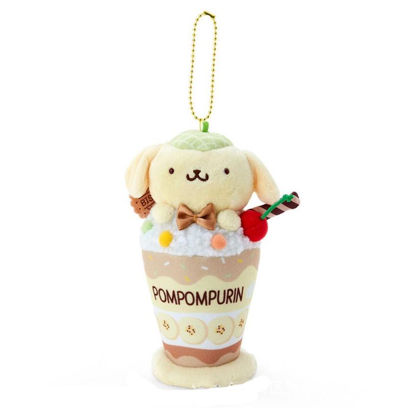 Cute Sanrio Ice Cream Korilakkuma Plush Toy Super Soft Short Plush Cartoon Style 15cm Height
