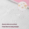 A4 Transparent Waterproof Zipper Document Bag for Exams and Office Use