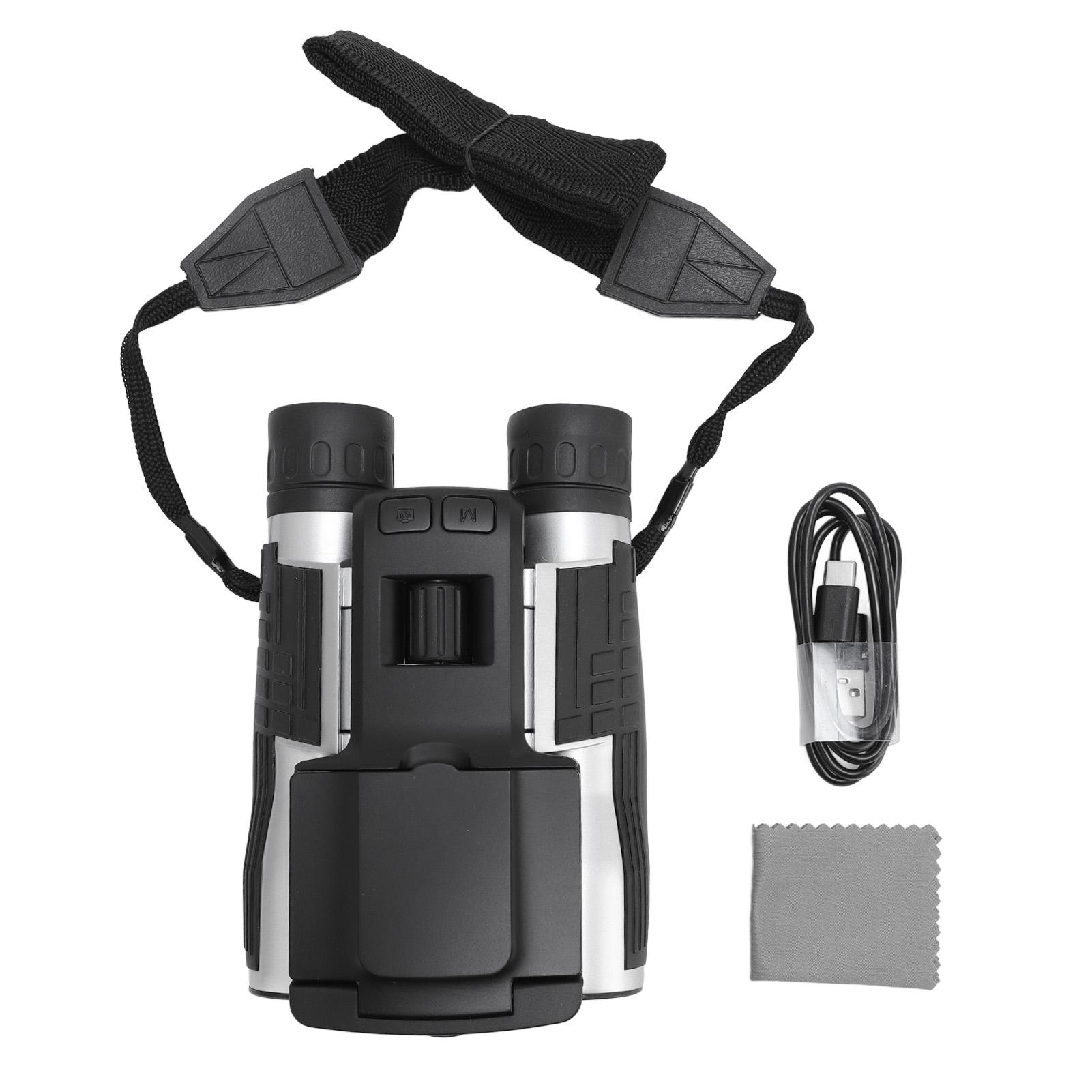 

12x32 Binoculars with Camera 2.4in IPS Display 48MP 2.5K Video Photo Recorder 8X Digital Zoom