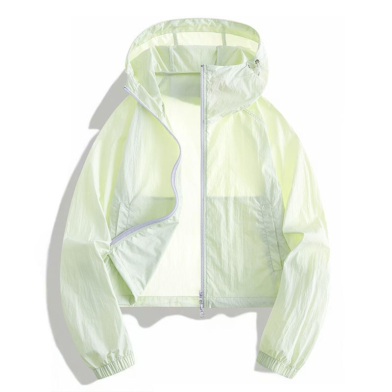 11 Neue Sonnenschutzkleidung Damen Kurz Sommerjacke Kalte Seide Kühl Damen und Herren Hautkleidung Sonnenschutzkleidung Individuell